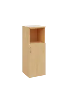 N 3 - 4DN kancelářská skříň, 1-dveřová/nika, pravá, 1100x400x400, javor horský